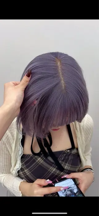 ミディアム カラー 心斎橋/透明感カラー / ミサキのヘアスタイル