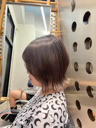 ミディアム 堀江 /木下椋麻のヘアスタイル