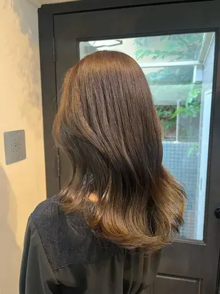 ロング Airi 韓国y2k ハイレイヤーのヘアスタイル