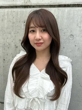 ロング カラー きむらさくら/透明感 /レイヤーカットのヘアスタイル