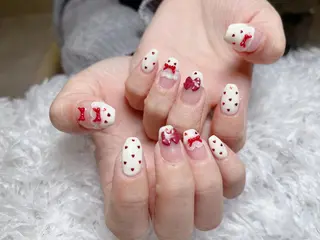 ネイル na🎀🎀na ちゅるちゅるのネイルデザイン