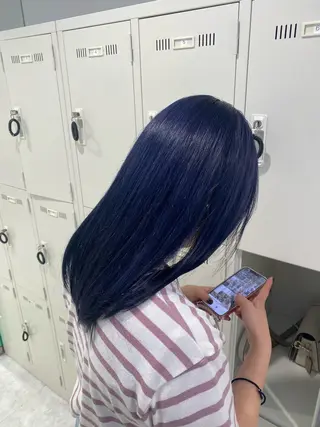 セミロング カラー 中韓レイヤー/ ブラウン🤎はやとのヘアスタイル