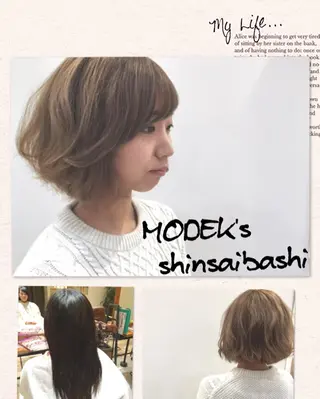 ショート カラー ハイトーン×髪質改善 KENTAのヘアスタイル