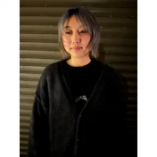 ショート 【レイヤー/透明感/ ハイトーン】Rionのヘアスタイル