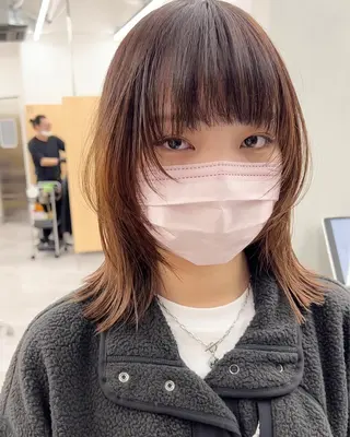 ミディアム カラー系/カット特化 🟠オオタキマサシのヘアスタイル