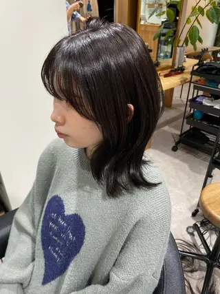 ミディアム カラー iroha/ n.w.h🎀のヘアスタイル