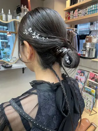 ヘアアレンジ 東 史夏のヘアスタイル