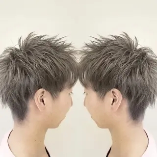 ショート カラー パーマ ヘアアレンジ メンズ キッズ ネイル マツエク・マツパ EnBlesS西宮 マンツーマン神道有基のヘアスタイル