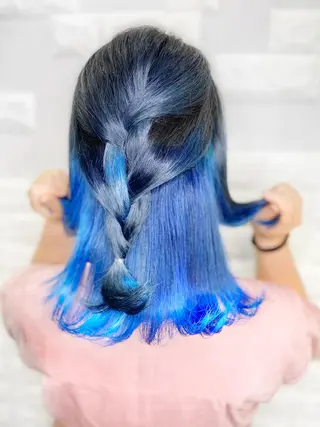 ミディアム カラー ヘアアレンジ 次世代シールエクステ 錦糸町 小泉 朋之のヘアスタイル