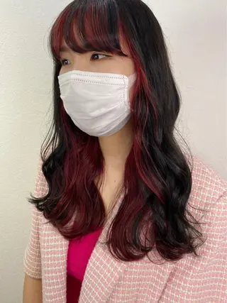 カラー 中村 彩夏のヘアスタイル