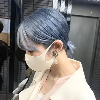 ミディアム カラー ヘアアレンジ 🧶ブリーチカラー TERU🧶の眉毛・アイブロウイメージ
