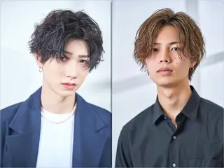 ショート カラー パーマ メンズ メンズサロン💈 吉岡陽【中野】のヘアスタイル