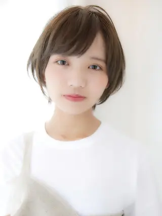 ショート カラー レイヤーカット✂️ 横浜No1♡下鳥翔子のヘアスタイル