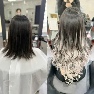 ミディアム 💎エクステ専門店 BIZE梅田🇰🇷のヘアスタイル