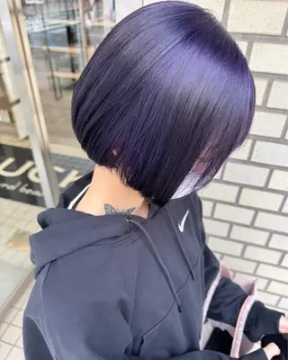 ショート カラー ヘアアレンジ ハイトーン特化🤍 浦住のヘアスタイル