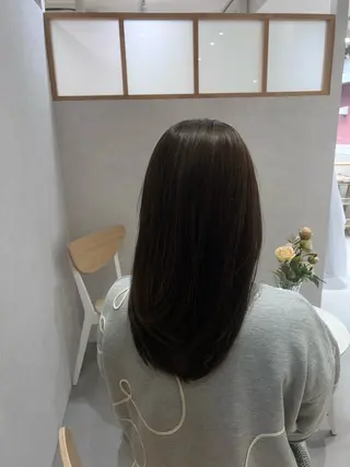 ロング Mao 🎀bob Oliveカラー🌿のヘアスタイル