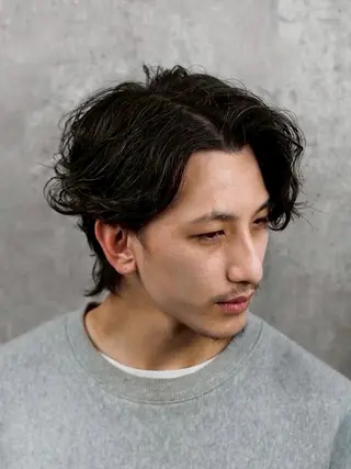 パーマ メンズ 店長💈山田竜太 BARBERのヘアスタイル