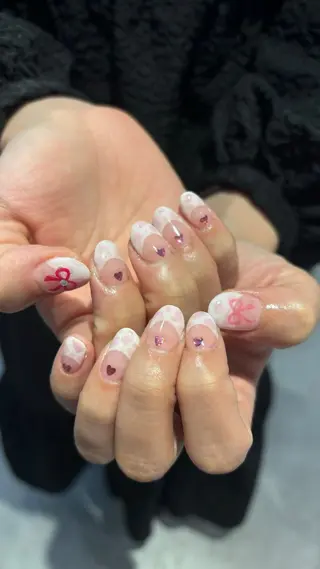 ネイル ハイトーン/レイヤー nail 百咲💌のヘアスタイル