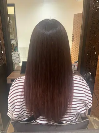 ロング カラー Aina🩶 縮毛/髪質改善🩶のヘアスタイル