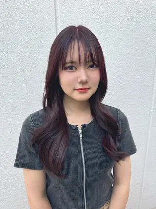 ロング カラー 透明感のあるモテ艶髪 🫧AYAKAのヘアスタイル