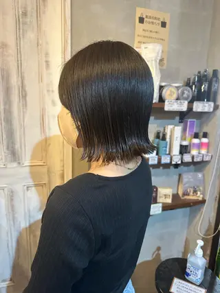 ミディアム カラー ヘアアレンジ 中村 彩乃のヘアスタイル