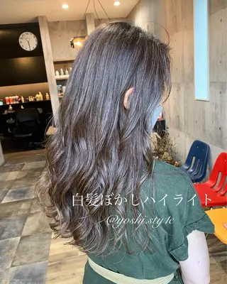 セミロング yoshihara yuukiのヘアスタイル