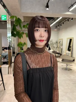 ショート カラー 透明感カラー/ボブ / MARIE🍇のヘアスタイル