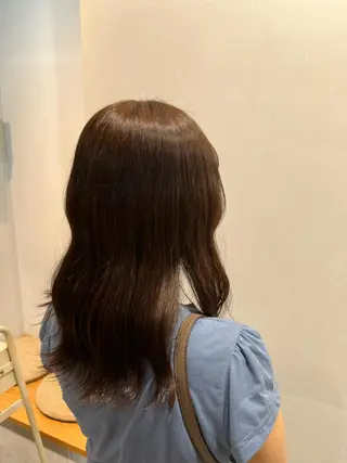 ミディアム カラー ヘアアレンジ -みつま はるな-のヘアスタイル