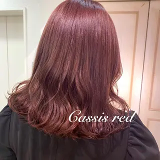 セミロング カラー ヘアアレンジ 透明感カラー 古山 結季🌙🖤のヘアスタイル