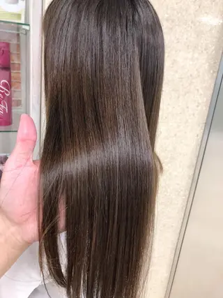 ロング パーマ 菅村 勇亮のヘアスタイル