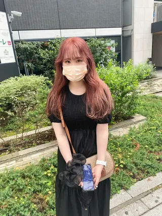 ロング デザインカラー/ボブ ブリーチカラー/ユリのヘアスタイル