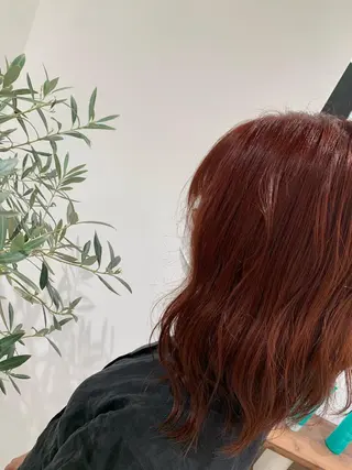 ミディアム カラー ヘアアレンジ 小白井 由美のヘアスタイル
