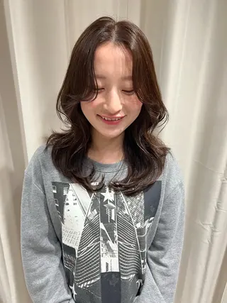 ミディアム レイヤーカット/ボブ ウルフ/縮毛矯正🪄のヘアスタイル
