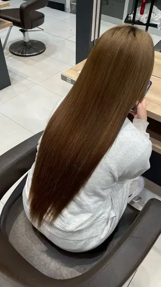 ロング 苗村 梨愛のヘアスタイル