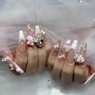 ネイル Lumière/ 超ロング/ワンホンのネイルデザイン