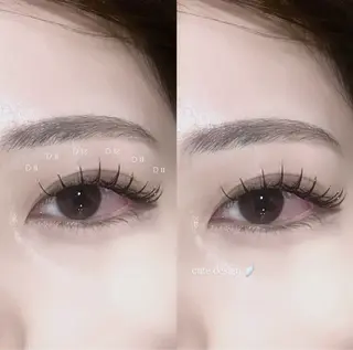 マツエク・マツパ Niyu栄店 夏山のマツエク・マツパデザイン