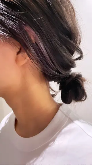 ミディアム 田中 樹奈のヘアスタイル