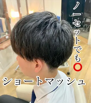 ショート メンズ 【扱いやすいパーマ】 眞鍋拓己のヘアスタイル