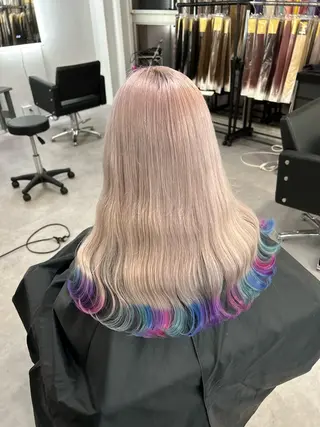 ロング カラー Cielro【 シェイロ 】所属・Cielro/ダブル カラー/西田咲希のヘアスタイル