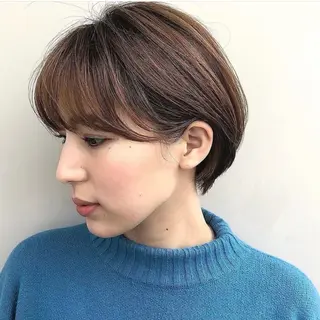 ショート カラー 似合わせショート kengoのヘアスタイル