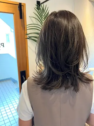 ミディアム カラー 瀬川 雄太のヘアスタイル
