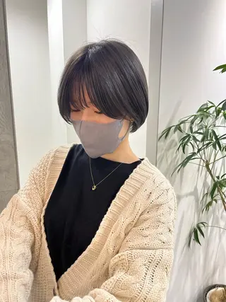 ショート カラー 🫧umu.🫧韓国 /レイヤー/ハッシュのヘアスタイル