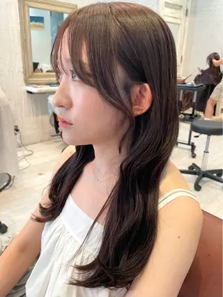 ロング カラー 髪質改善／ブリーチ 宮武　湧斗のヘアスタイル
