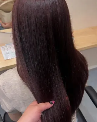 セミロング カラー 🎀似合わせカット 🎀透明感カラー💞のヘアスタイル