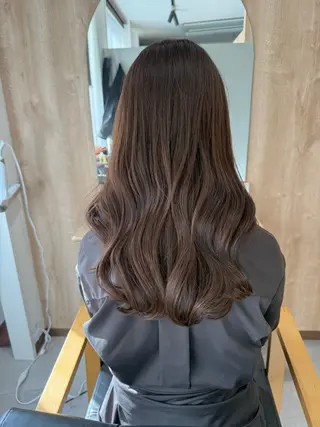 ロング カラー 髪質改善＊韓国ヘア＊ レイヤー＊IBUKIのヘアスタイル