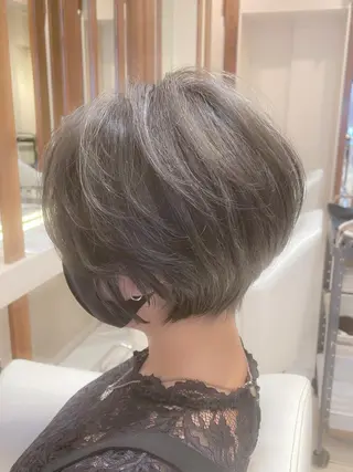 ショート 💎桑原勇志/ ショート/ハイトーンのヘアスタイル