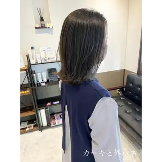 ミディアム カラー 坂井田 浩樹のヘアスタイル