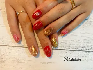 ネイル GéRanium Harukaのネイルデザイン