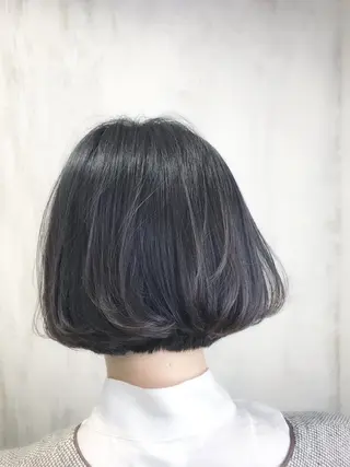ミディアム カラー パーマ AnFye forprcoのヘアスタイル