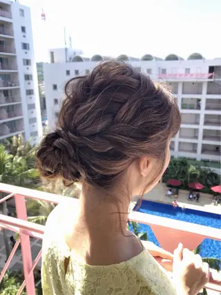 ロング ヘアアレンジ 女性リピ90%🍨 🩷佐藤みずきのヘアスタイル